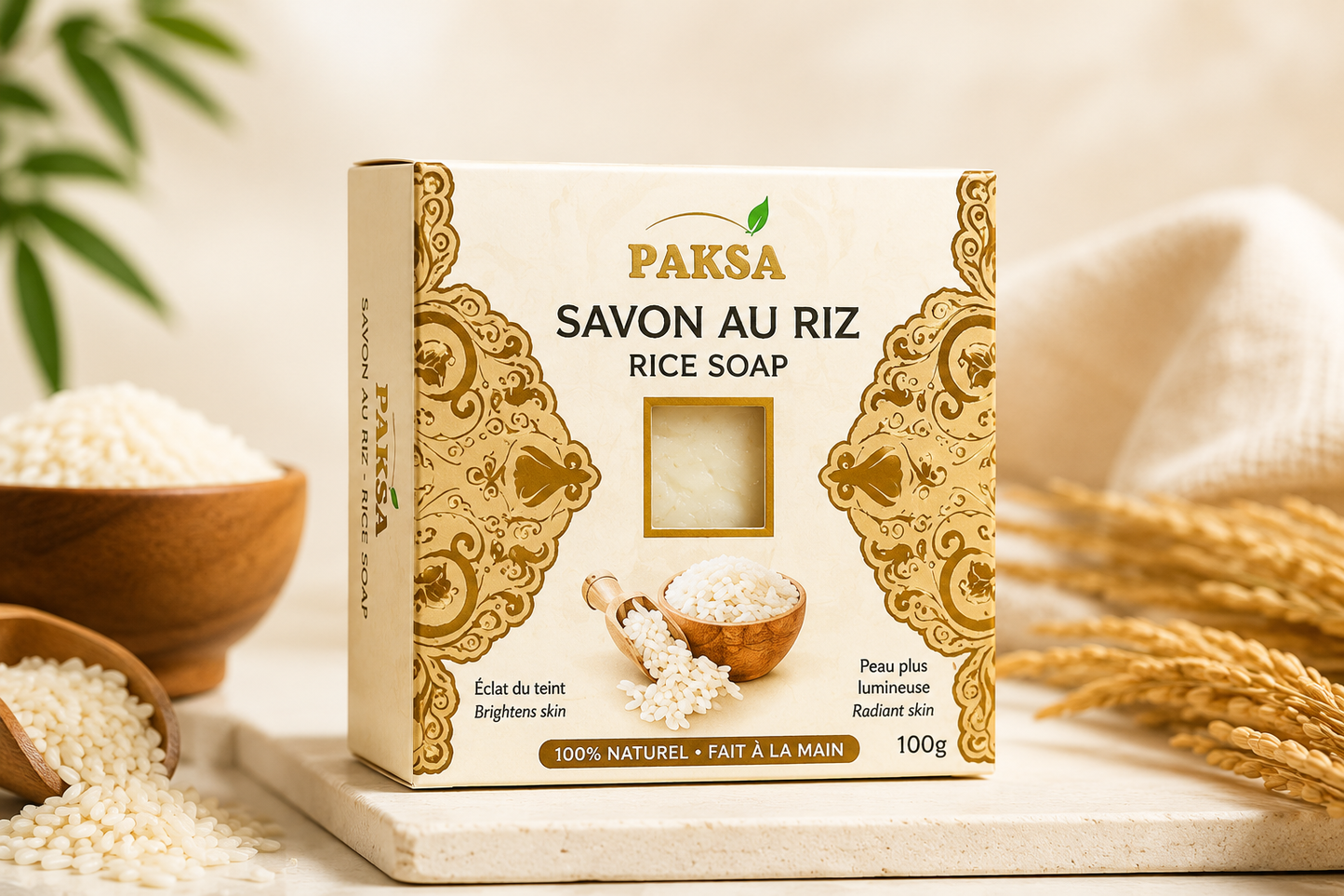 Savon au Riz Hydratant PAKSA