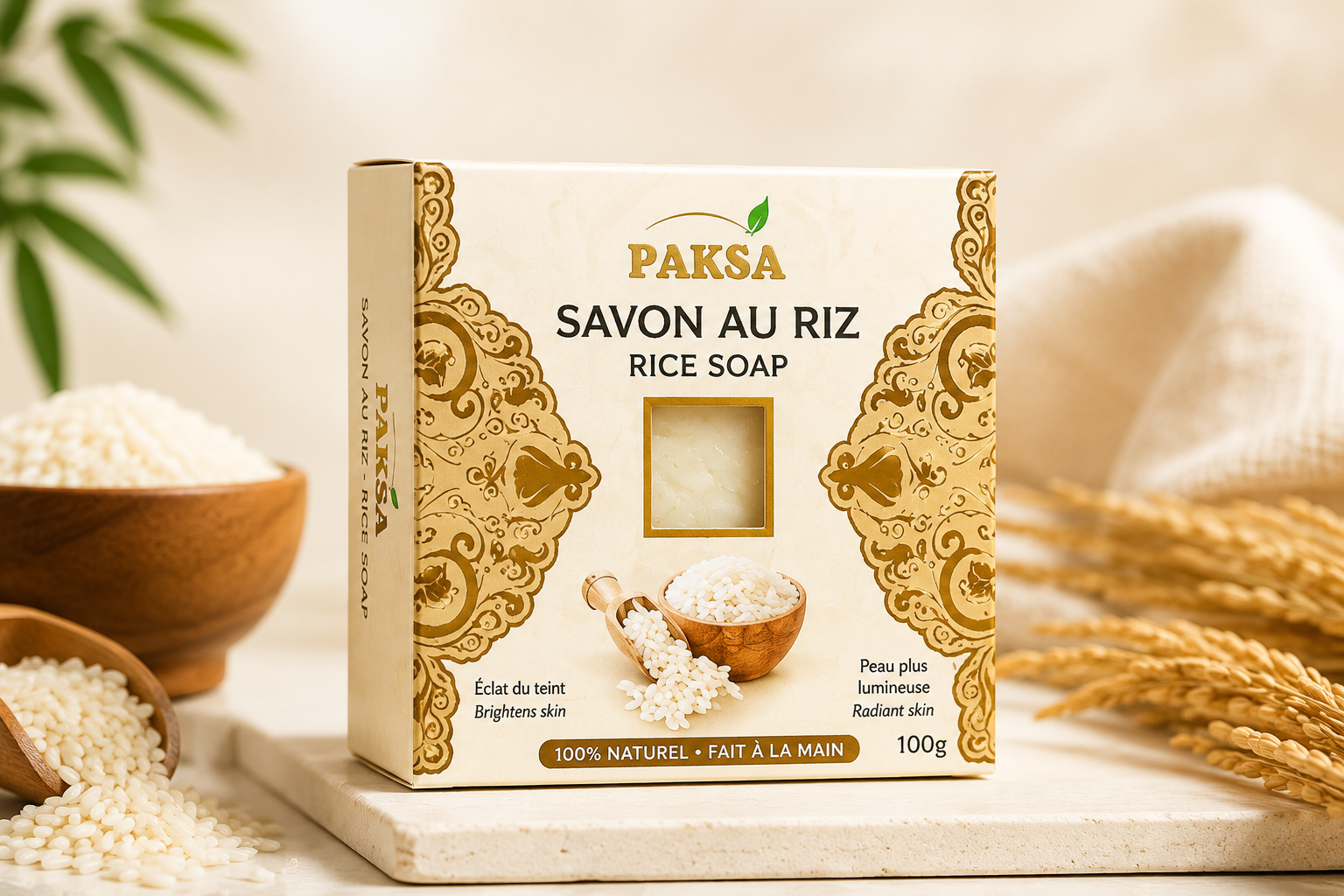 Savon au Riz Hydratant PAKSA